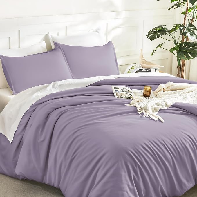 Litanika Twin XL Comforter Set Grayish Purple, 2 Pieces Extra Long Dorm Bedding - Image 5