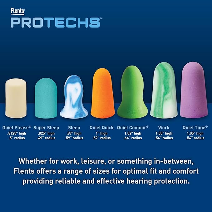 Flents Protechs Foam Ear Plugs, 10 Pair - Image 4