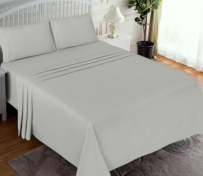 RUVANTI 100% Cotton Sheets – Full Size Percale Bedding, Cooling & Breathable - Image 2