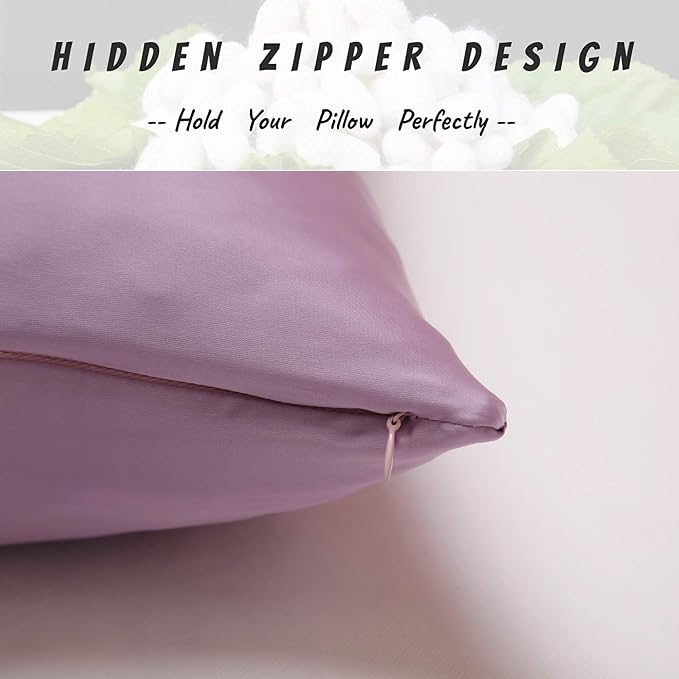 100% Silk Pillow Cases 2 Pack, Mulberry Silk Pillowcase - Image 3