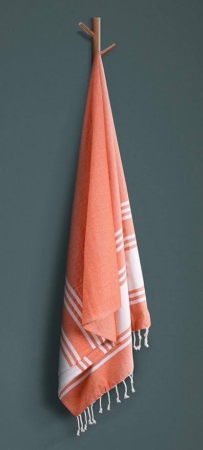 Goroly Home Cotton Turkish Peshtemal Beach Towel, Extra Large, Thin Quick Dry - Image 4