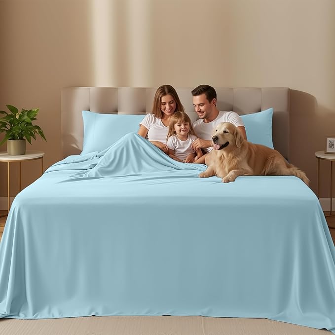 Utopia Bedding Full Size Sheet Set – 4 Piece Bed Sheets, Soft and Breathable - Image 2