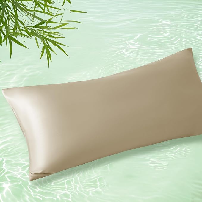 Homiest Cooling Body Pillow Case, 100% Rayon Derived from Bamboo Body Pillow by Homiest