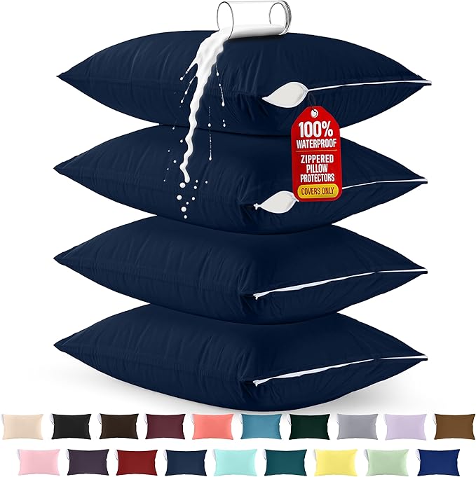 Utopia Bedding Premium 100% Waterproof Pillow Protectors by UTOPIABEDDING