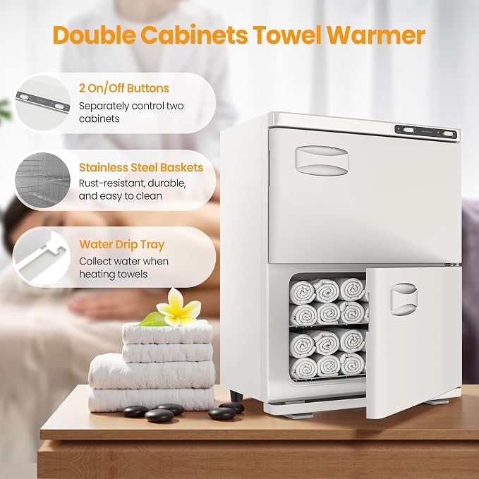 Hot Towel Warmer SalonDepot 46L Large Capacity Spa Towel Warmer - Image 4