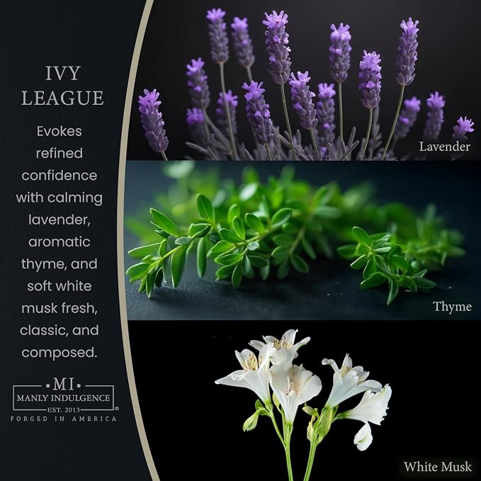 Manly Indulgence Ivy League Scented Wax Melts, Wax Melt Warmer Cubes, Long - Image 2