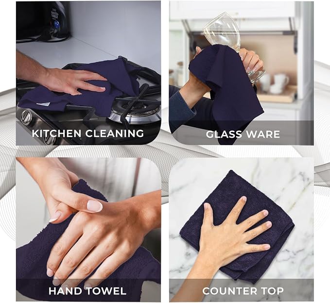 Avalon Towels Cotton Washcloths – Size 12x12 Inches, 100% Ring Spun Cotton - Image 7