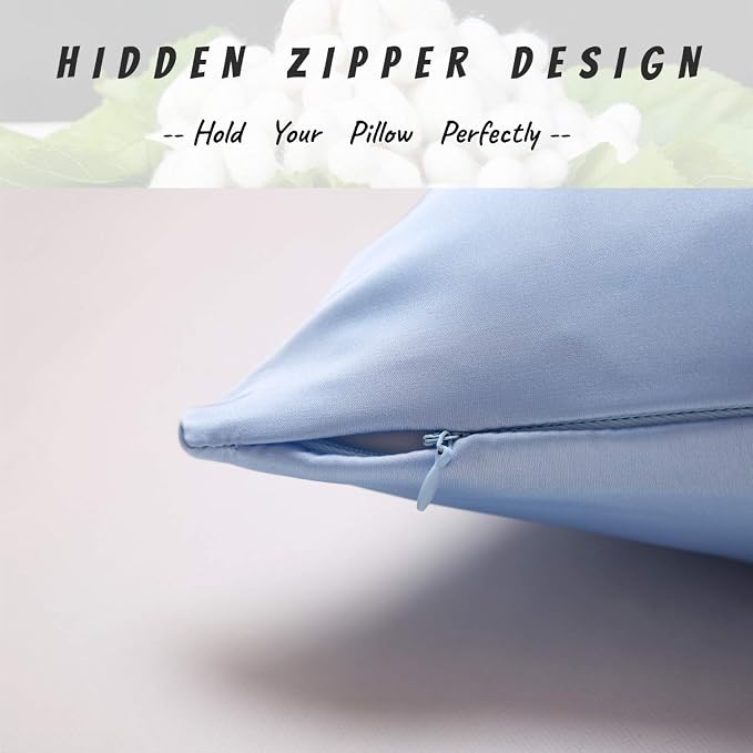 100% Silk Pillow Cases 2 Pack, Mulberry Silk Pillowcase - Image 3