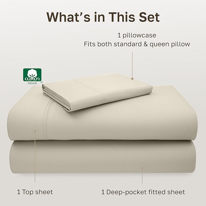 California Design Den Twin Sheet Set - Image 4