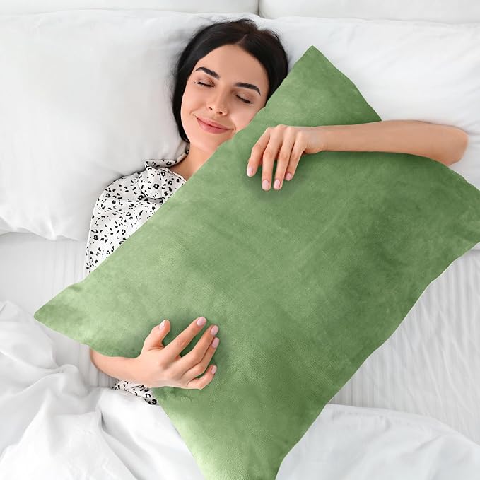 BEDELITE Flannel Pillowcases Standard Set of 2, Super Soft Fleece Pillow Case - Image 5