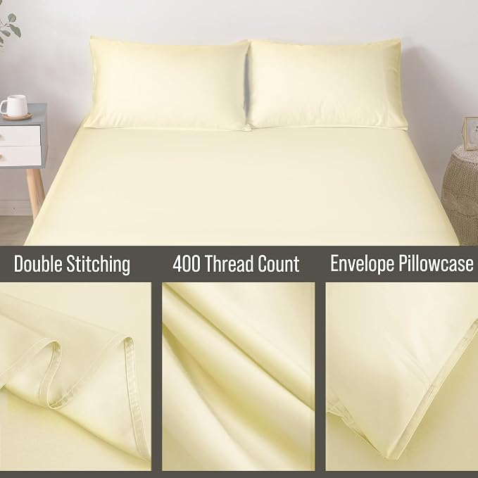 Bella Coterie | Luxury Bamboo Viscose Queen Size Pillowcase Set | 100% - Image 3