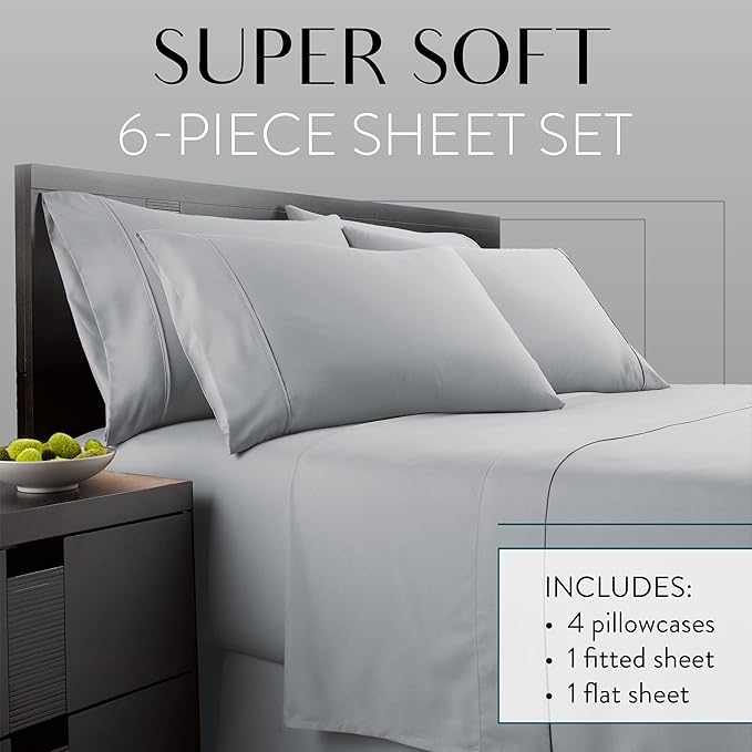 Danjor Linens Bed Sheet Set King Size - Image 2