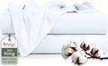 Royale Linens 100% Organic Cotton King 2 Pack Flat Sheet Only by ROYALELINENS