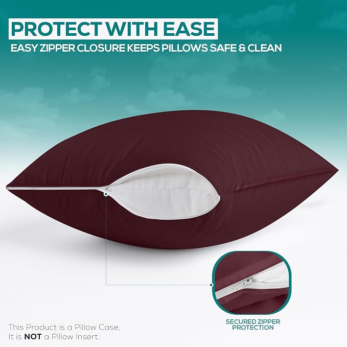 Utopia Bedding Premium 100% Waterproof Pillow Protectors - Image 4