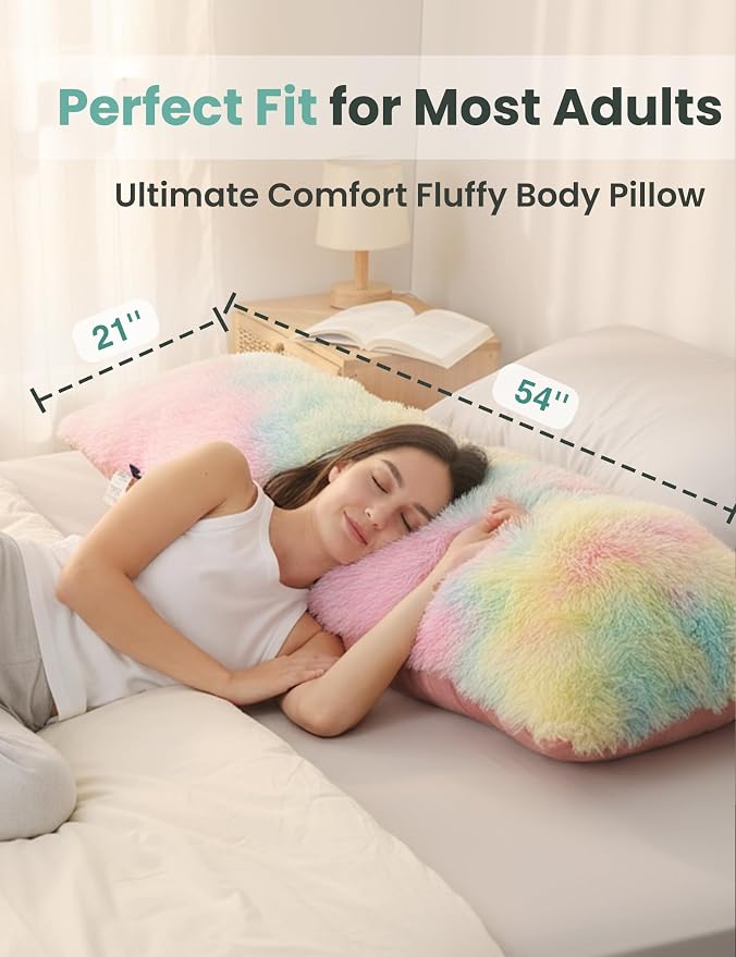 ZonLi Fluffy Body Pillow, Full Body Pillows - Image 7