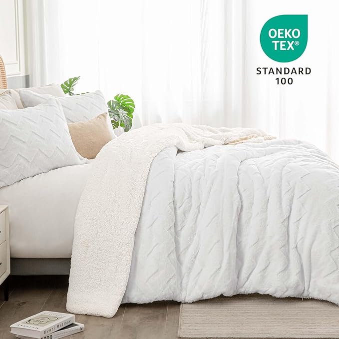 BEDELITE Fluffy Queen Comforter Set - Image 4