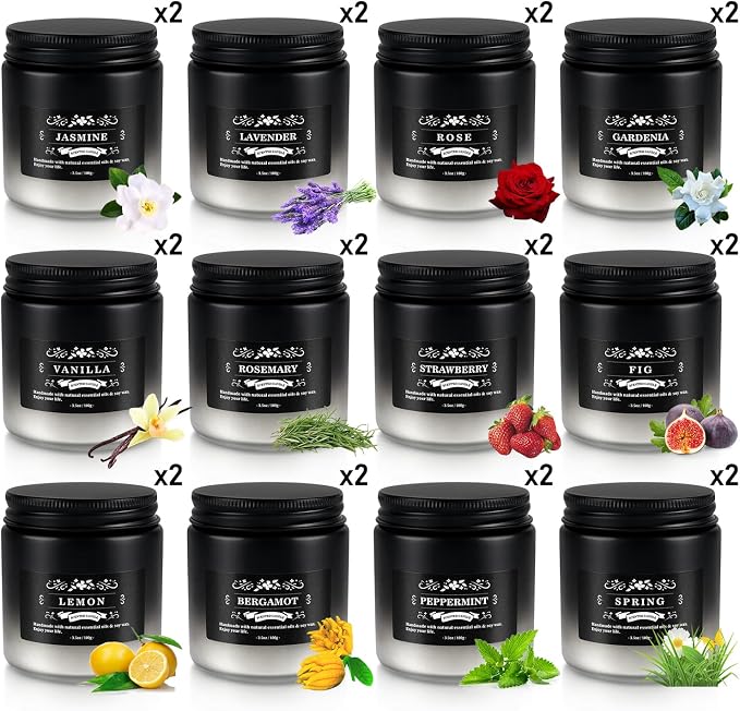 Scented Candle Set 24 Pack, Candle - Image 6