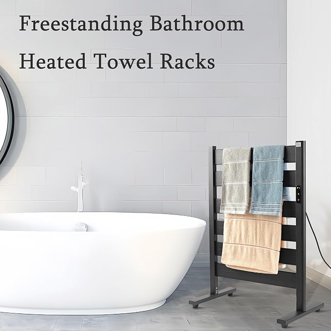 Heated Towel Racks for Bathroom, Towel Warmer Rack, Upgraded Extra-Wide Heating - Image 7