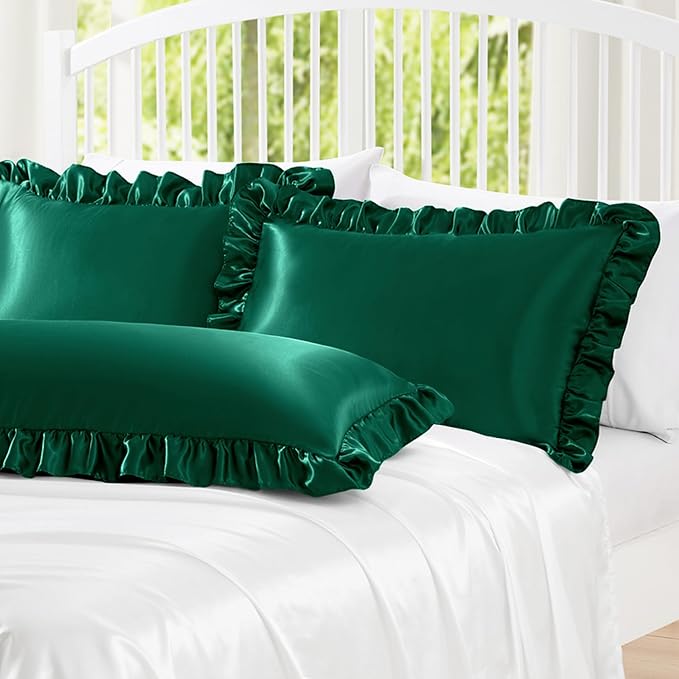 Homiest Ruffle Satin Pillowcase - Image 2