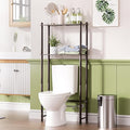 AmazerBath Bamboo Over The Toilet Storage Shelf, 2-Tier Over Toilet Bathroom by AmazerBath