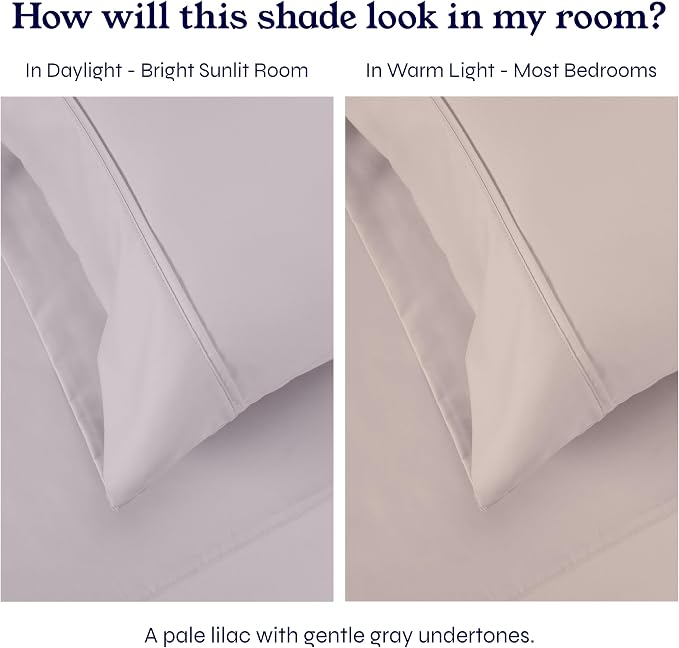California Design Den Queen Fitted Sheet Deep Pocket, Soft 400 Thread Count - Image 4