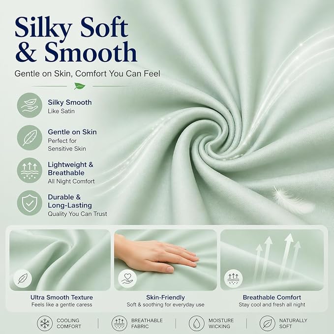 evoLive 100% Rayon Derived from Bamboo Cooling Breathable Body Pillow - Image 4