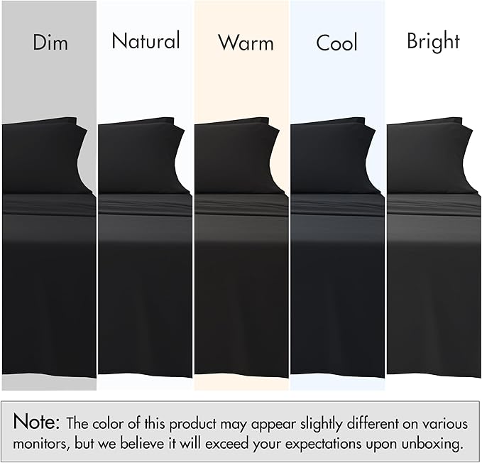 RUVANTI 100% Cotton Sheets – Queen Size Percale Bedding, Cooling & Breathable - Image 7