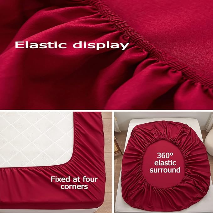 Bedding Full Size Fitted Sheet Only - Image 4
