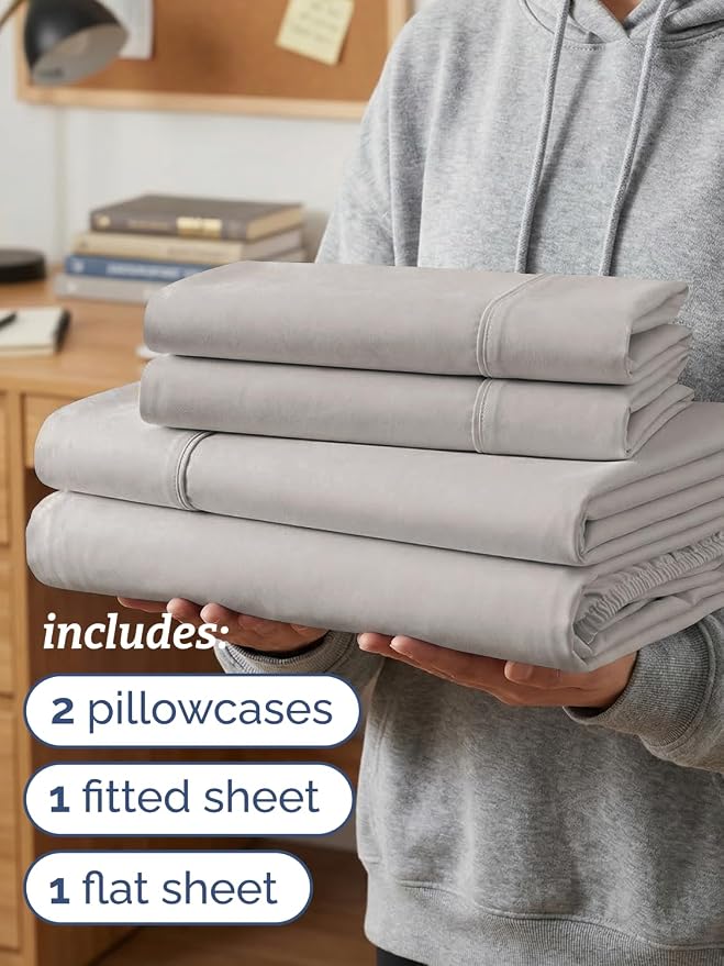Twin XL 4 Piece Sheet Set - Image 3