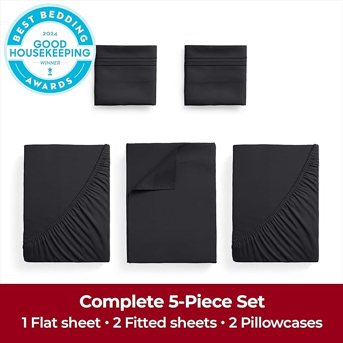 Mellanni Extra Deep Split King Sheets - Image 4