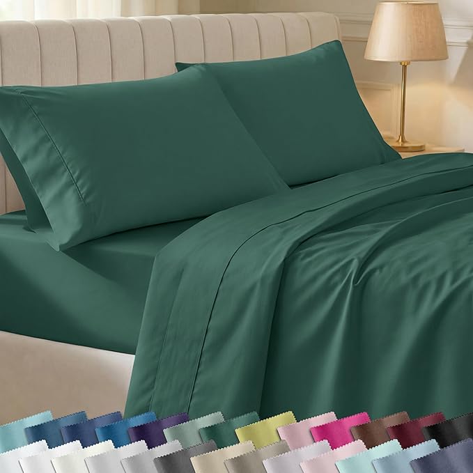 California Design Den Soft 100% Cotton Sheets King Size Set, 400 Thread Count by CaliforniaDesignDen