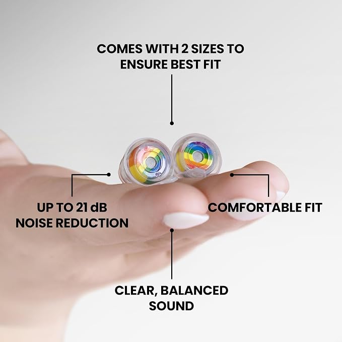 Eargasm High Fidelity Rainbow Earplugs - Image 8