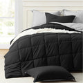 Homelike Moment Oversized Queen Comforter Set Black, Lightweight Reversible by HomelikeMoment
