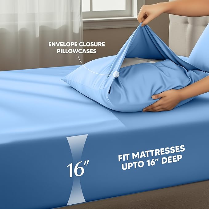 Utopia Bedding Twin Sheet Set – 3 Piece Bed Sheets - Image 4