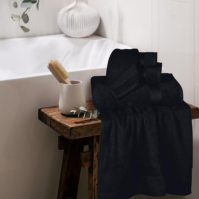 Belizzi Home Ultra Soft 6 Pack Cotton Towel Set, Contains 2 Bath Towels 28x55 - Image 4