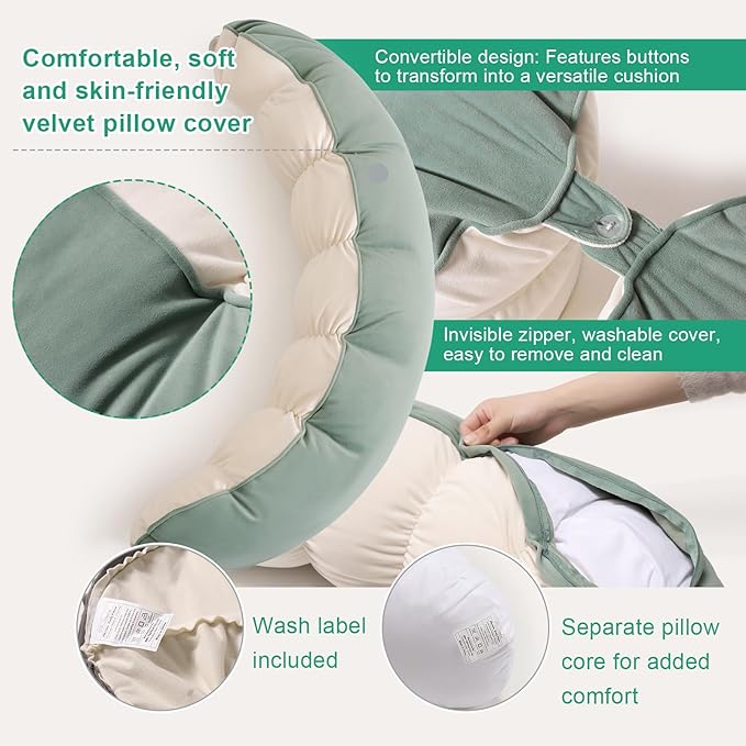 Peallow – Long Round Body Pillow - Image 4
