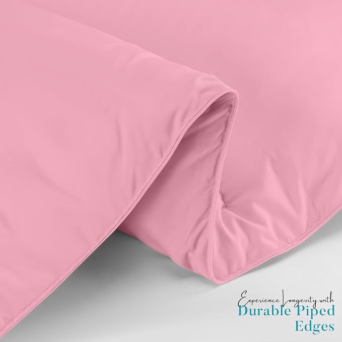 Utopia Bedding Queen Comforter Duvet Insert, Quilted Pink Comforter - Image 7