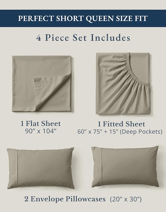 LANE LINEN RV Queen Sheets Set - Image 4