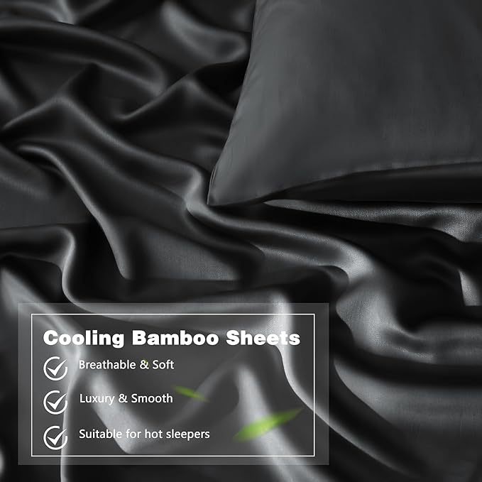 Homiest Cooling Pillow Cases Standard Size Set of 2, 100% Rayon Derived from - Image 4