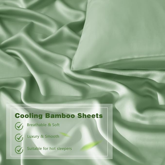 Homiest Cooling Pillow Cases Standard Size Set of 2, 100% Rayon Derived from - Image 4