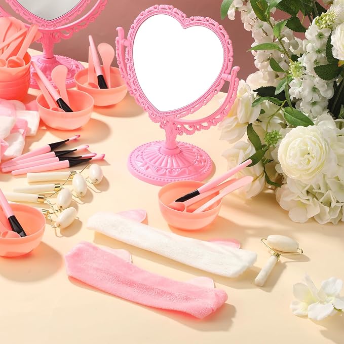 8 Set Spa Party Supplies for Women Spa Party Favors Bulk Include Heart Shaped - Image 6