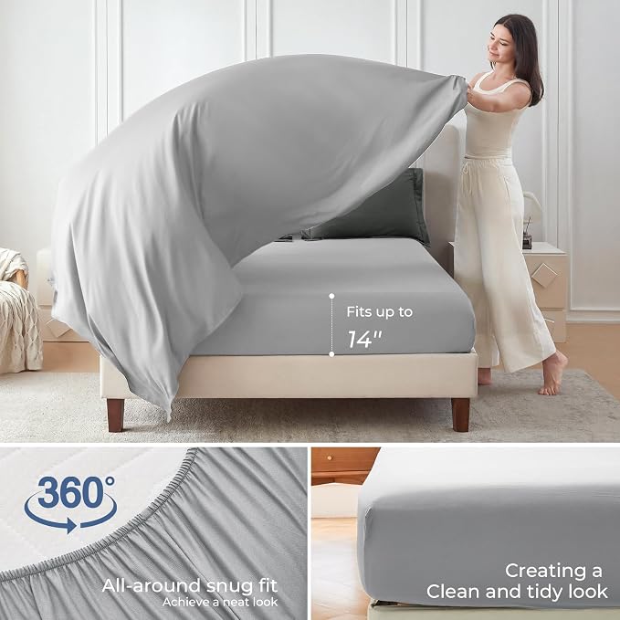 Sasttie King Size Comforter Set, 7 Pieces Bed in a Bag King, Complete Bedding - Image 5