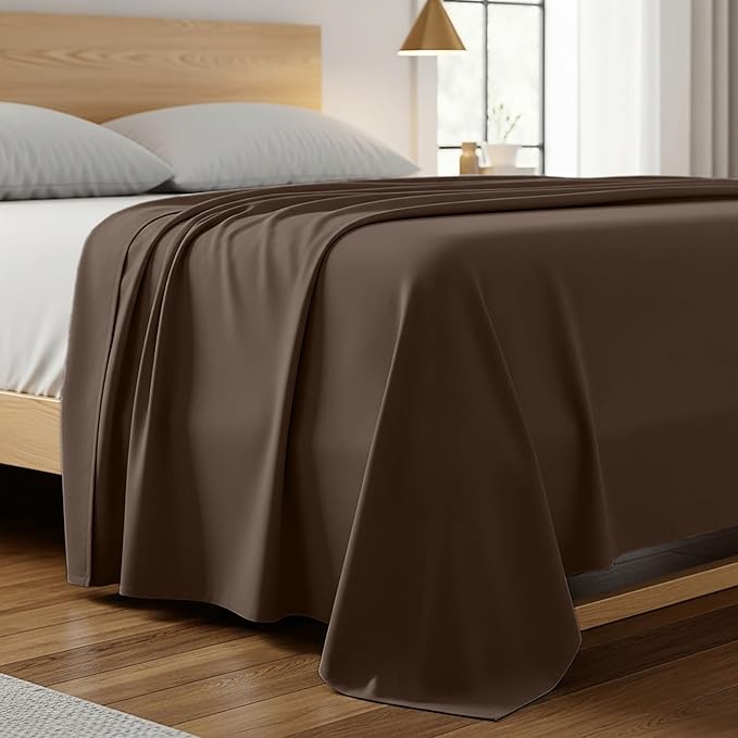 Mellanni California King Size Flat Sheet by Mellanni