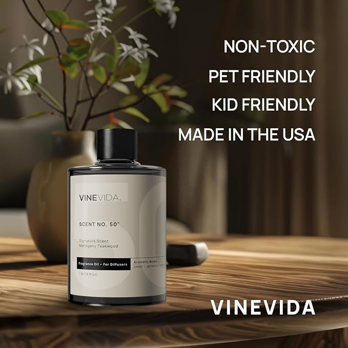 VINEVIDA Mahogany Teakwood Fragrance Oil - Image 5