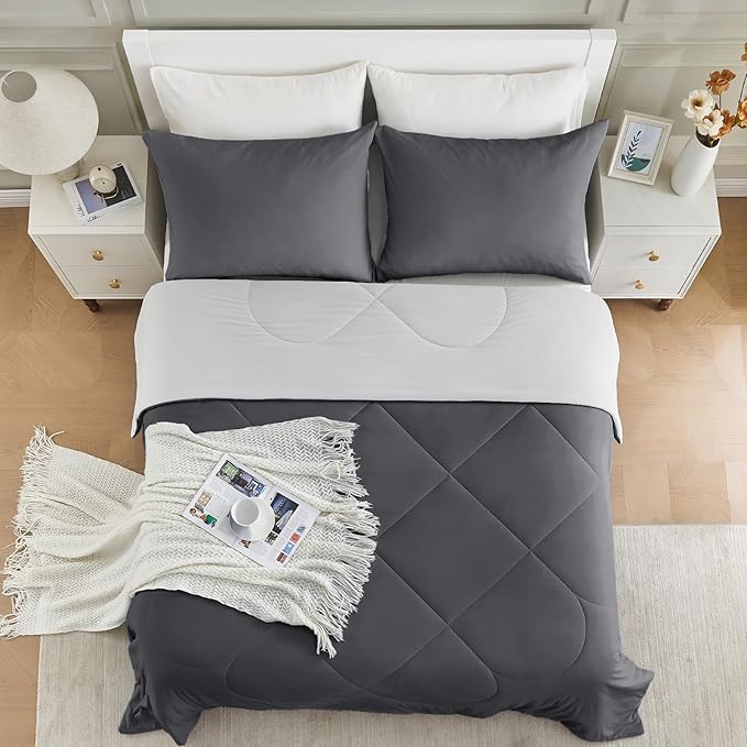 HOMFINE Cooling Comforter Twin Size, Japanese Double-Sided Cold Tech Fabric - Image 7