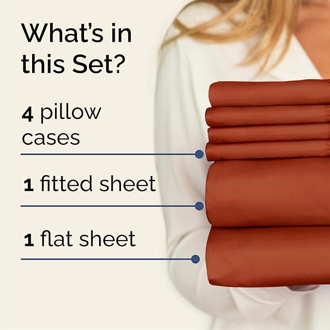 Queen Sheets Set 6 Piece - Image 2