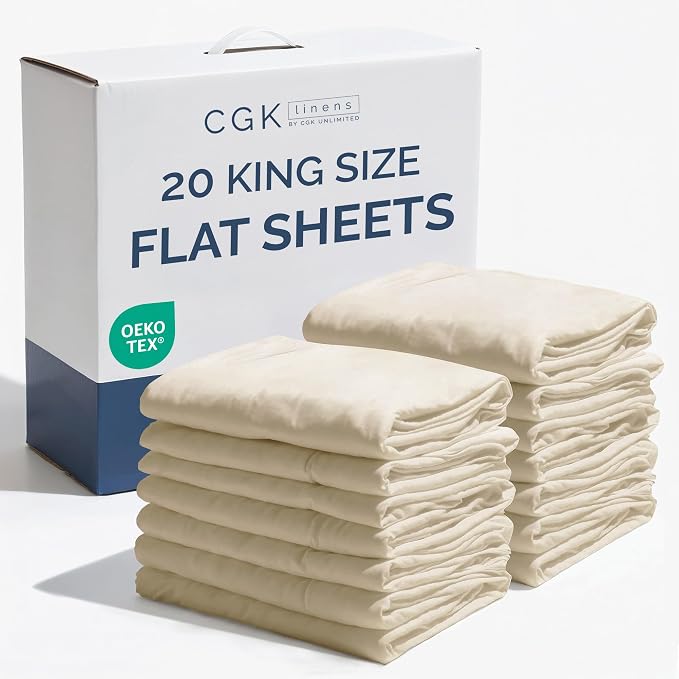 King Size Flat Sheets by CGKUnlimited