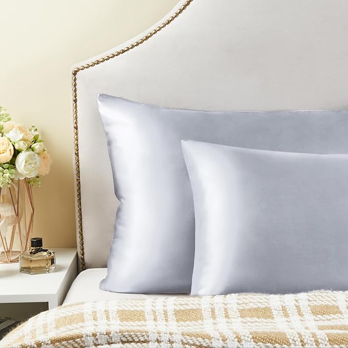 BEDELITE Satin Body Pillow Cover 2 Pack, Super Soft and Cooling Body Pillow - Image 7