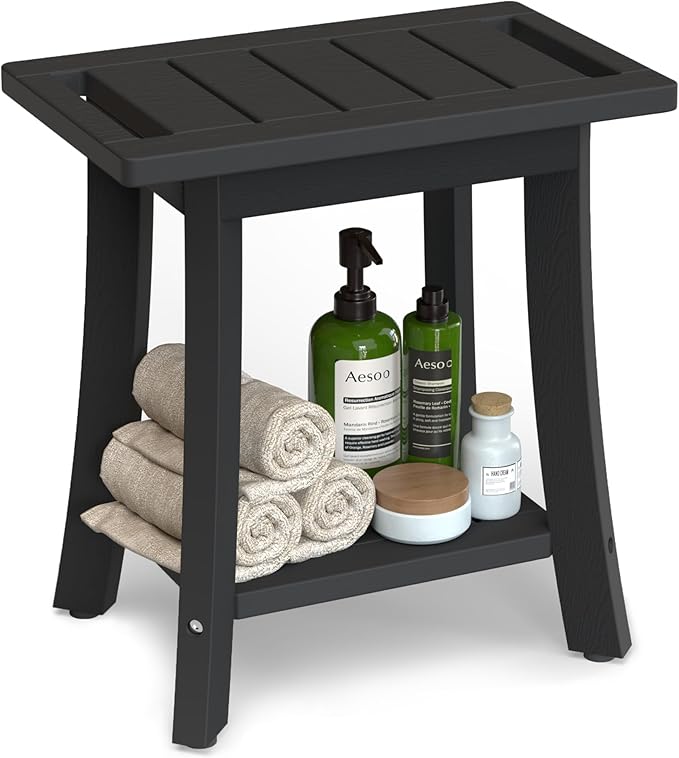 HIPS Shower Bench Inside Shower Stool by Unibambou