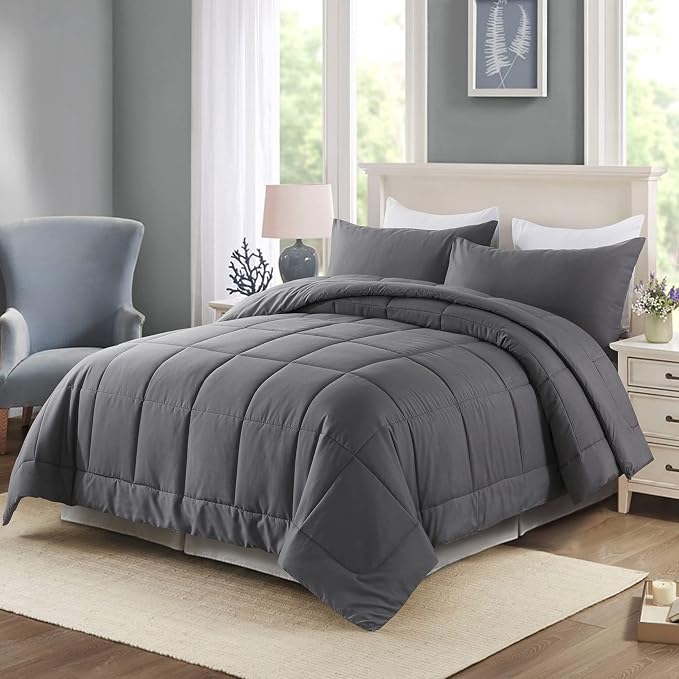 DOWNCOOL Queen Comforter Set -All Season Bedding Comforters Sets - Image 2